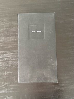 Saint Laurent Black Leather-Look Gift Box